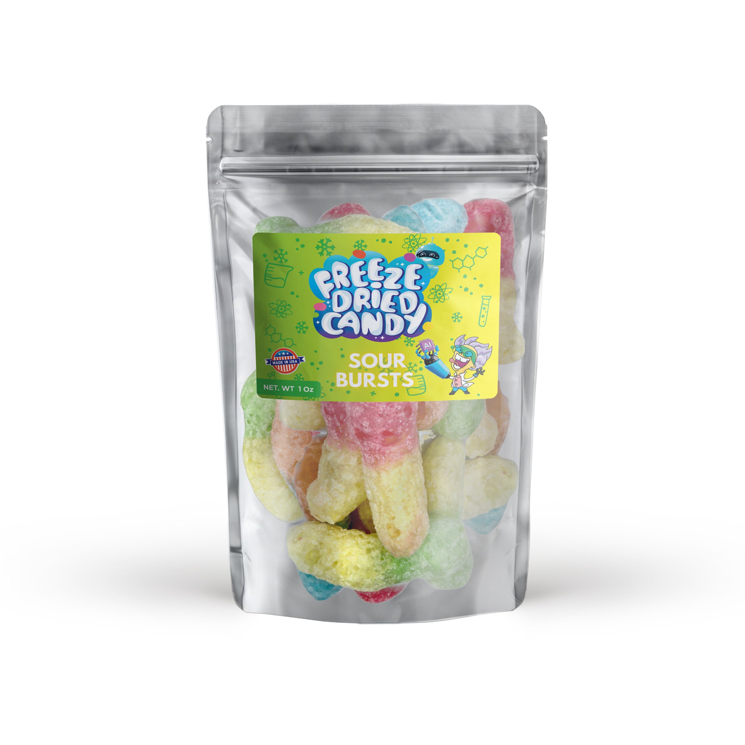 Freeze Dried Solar Burst Sour Candies - 2oz